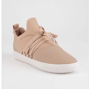 Pink blush sneakers slip-on Size 5